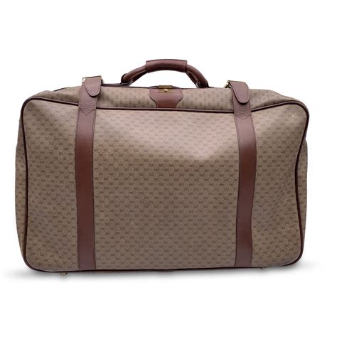 Gucci Borsa da Viaggio Vintage in Tela Col. Beige 